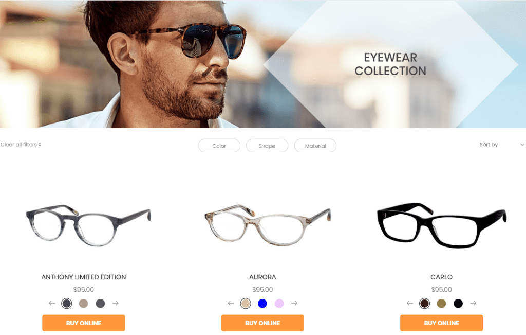 Buy Prescription Glasses, Sunglasses and Eyeglasses Frames Online